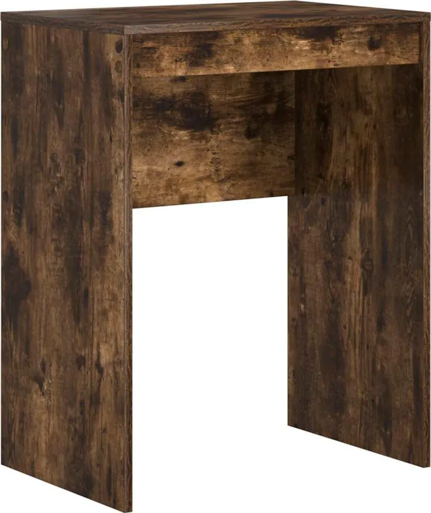 Scrivania Porta PC vidaXL Rovere Affumicato - 60cm per Piccoli Studi