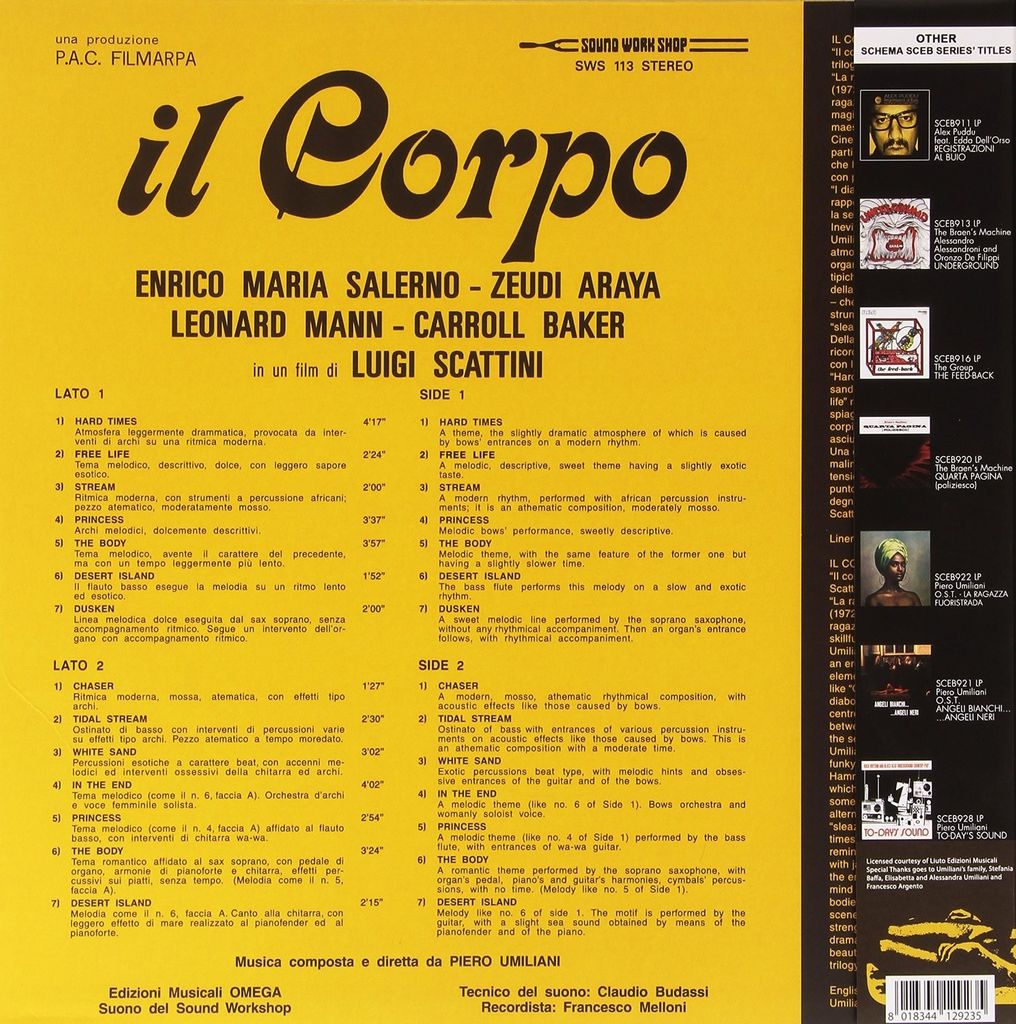 OST/Umiliani,Piero-Il Corpo (LP+CD)