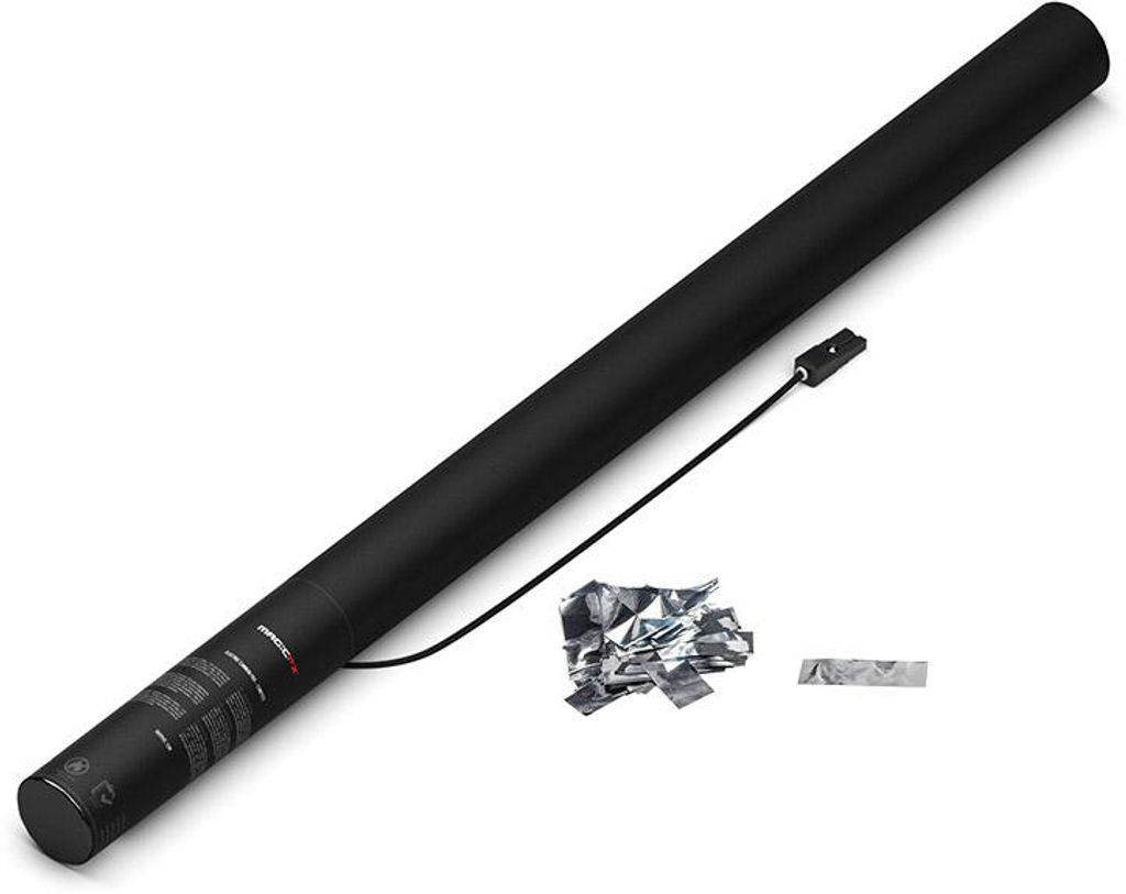 Magic FX Elektrische Konfettikanone PRO 80cm - Silber Produktbild 