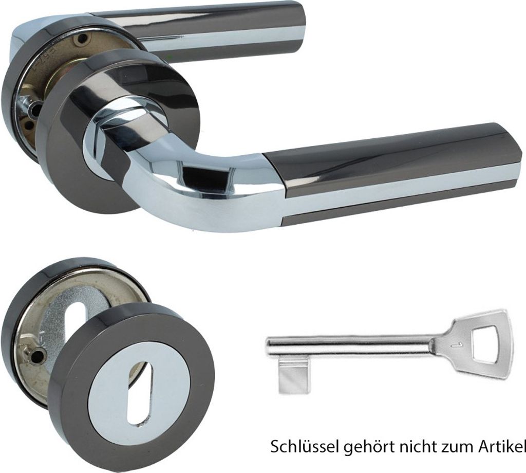 Drückergarnitur Modell Data 2 BiColor Türdrücker Produktbild 