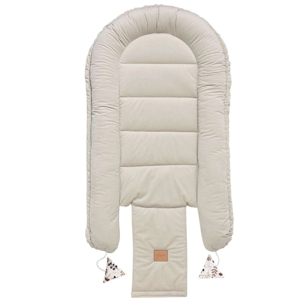 JUKKI® Baby Nestchen 100x55cm bis zu 9 Monaten SAMT [Boho Produktbild 4