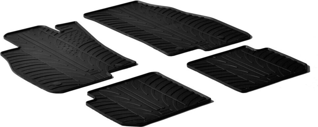 Fußmatten Lampa aus Gummi nach Maß kompatibel für Alfa Romeo Mito (09/08>04/19)