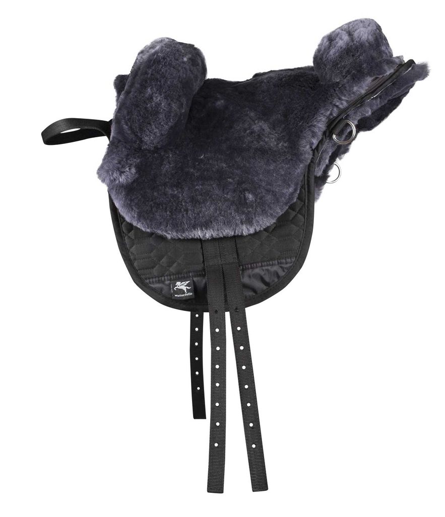 Produktbild von Pferde Zubehör Merauno® Lammwolle Mondgurt Sattelgurt, Kurzgurt Dressurgurt, Aus Qualitaets Merino Lammwolle, Spezielle Anatomisch Konkave Form, Fuer Bessere Rutschfestigkeit. Farbe.natur, Schwarz, Braun, 83172377 Merauno Lammwolle