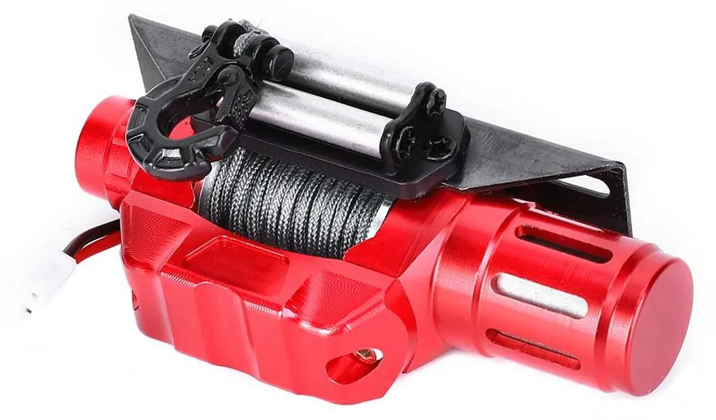 Accessoire Simulation RC : Treuil Électrique Métal pour Crawler 1/10 - 3
