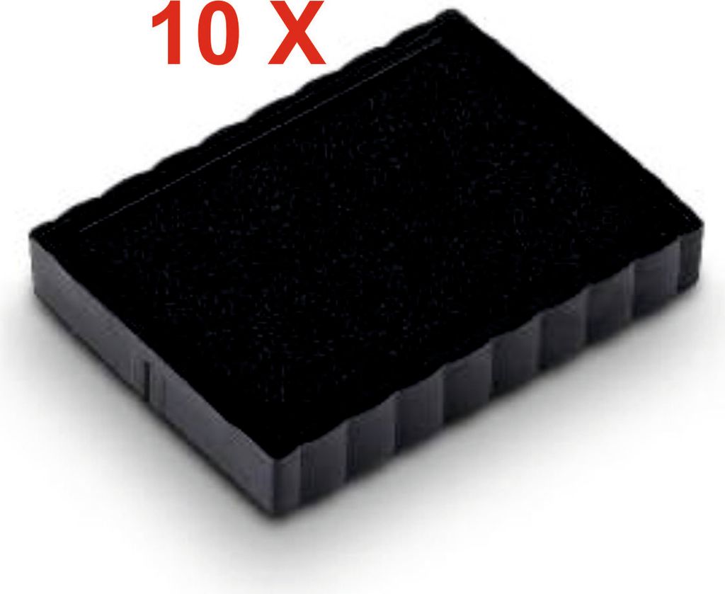 10 Stück = Trodat Ersatzkissen 6/4750 für printy 4750 – Stempelfarbe schwarz