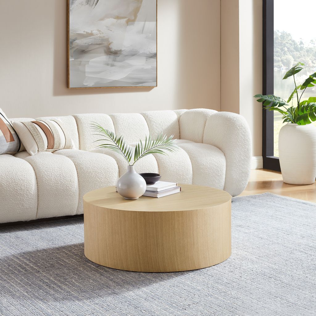 SalesFever Couchtisch Ø 80 cm | rund | MDF mit Produktbild 3