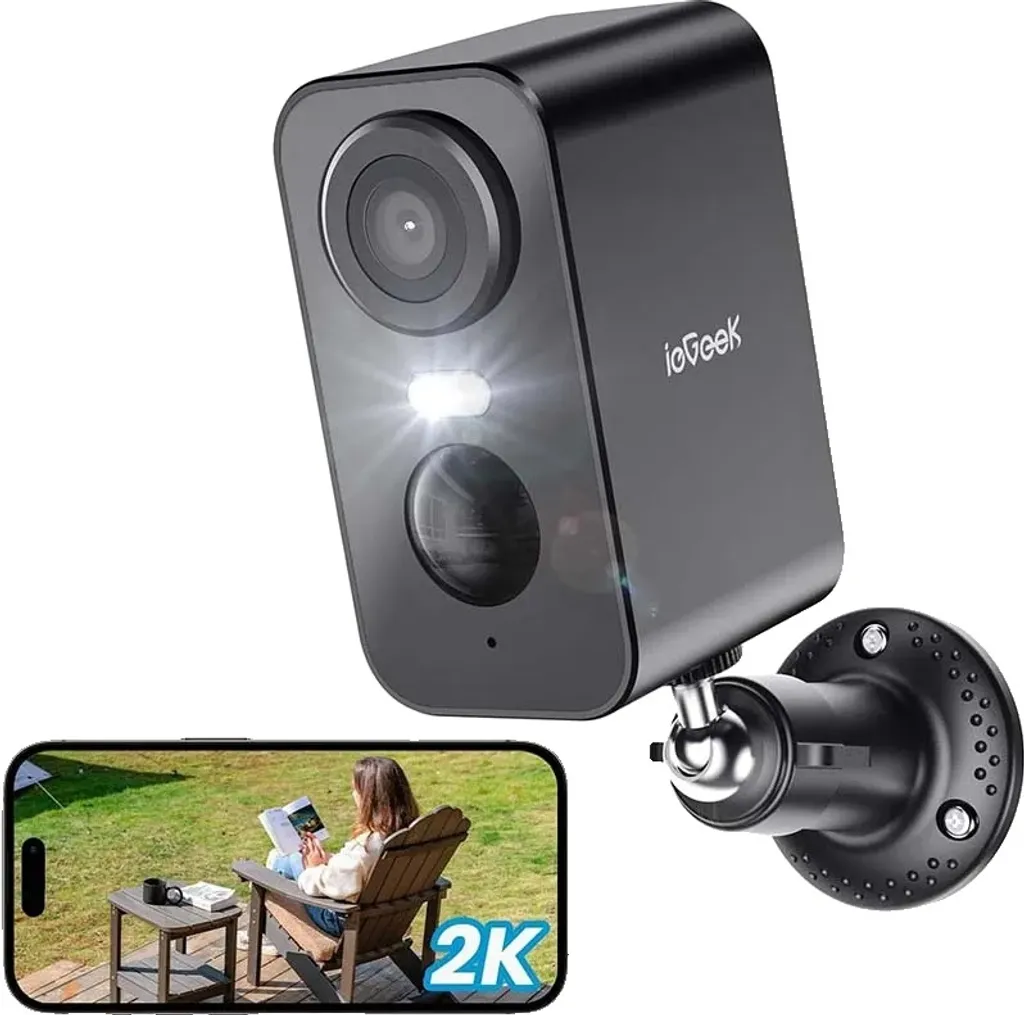 Telecamera Wireless Esterno 2K QHD: Offerta Sicurezza AI Visione Colori