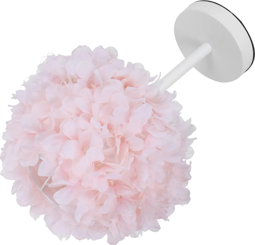 Lampe de chevet design fleur rose décoration de chambre cosy Prise EU