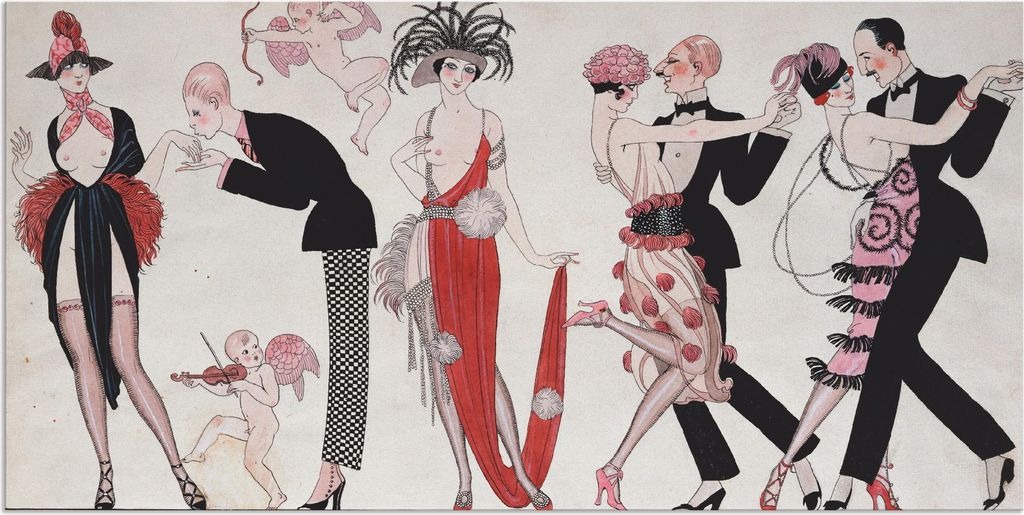 ARTland Wandbild Alu für Innen & Outdoor Tango. Größe: 60x30 cm