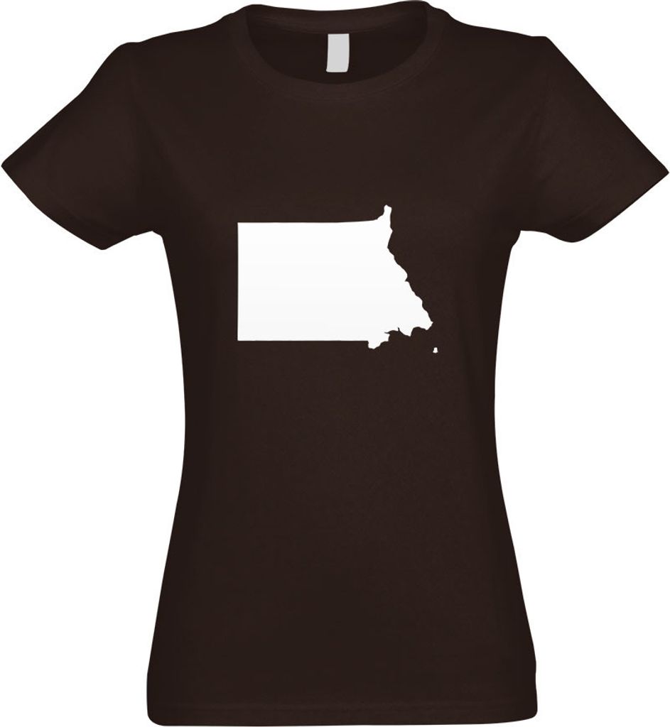 Kiwistar - T-Shirt tailliert - Damen - Chocolate - Äquatorialguinea - mit Motiv Bedruckt - Funshirt Design - Sport - Freizeit - Damen - L