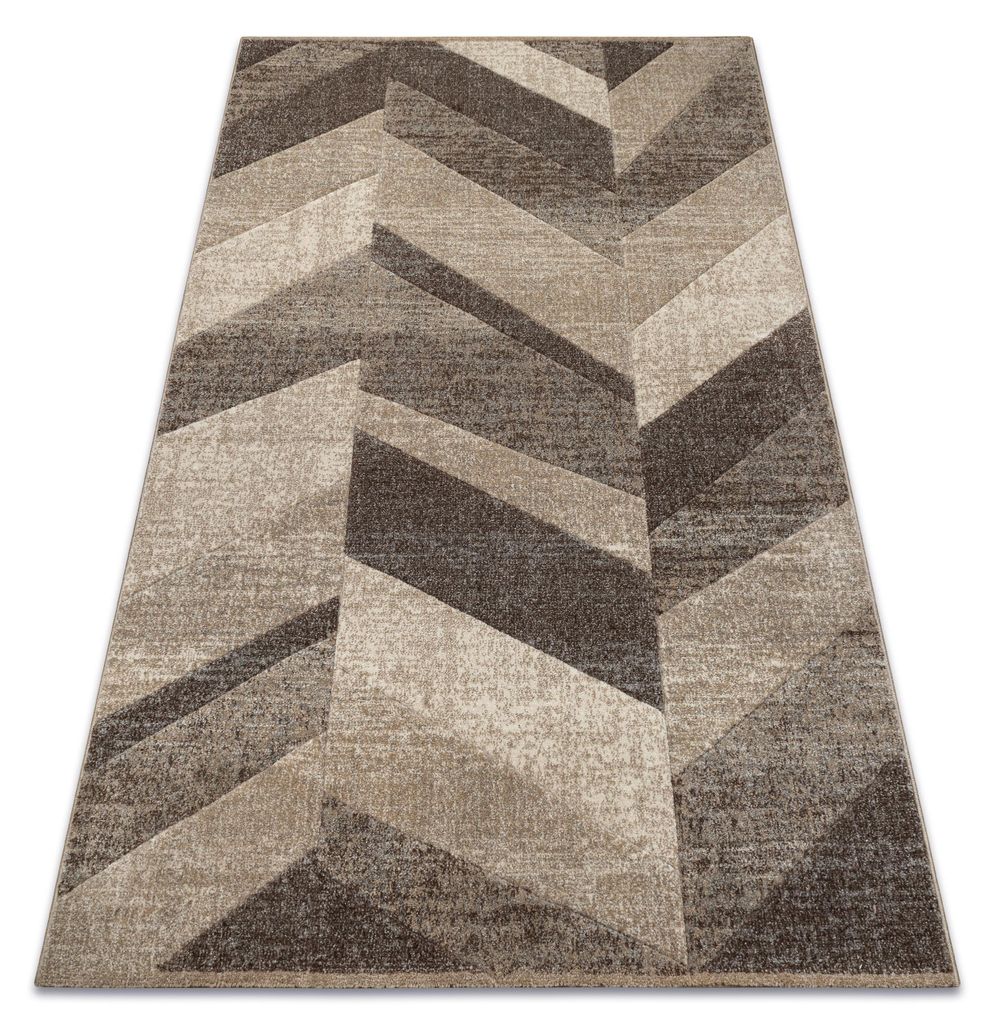 Teppich FEEL 5673/15055 FISCHGRÄTENMUSTER beige / braun / Produktbild 