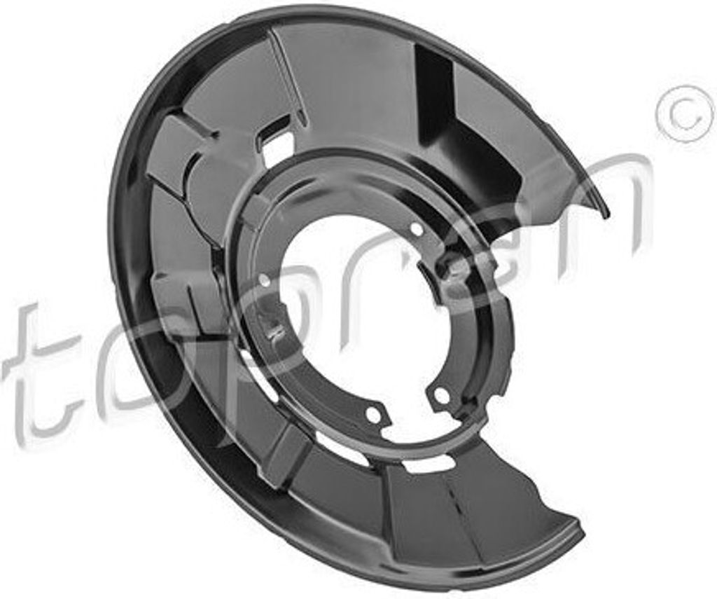 TOPRAN Spritzblech Bremsscheibe für BMW 3 Touring (E91) Hinten Rechts 503 815 Ankerblech