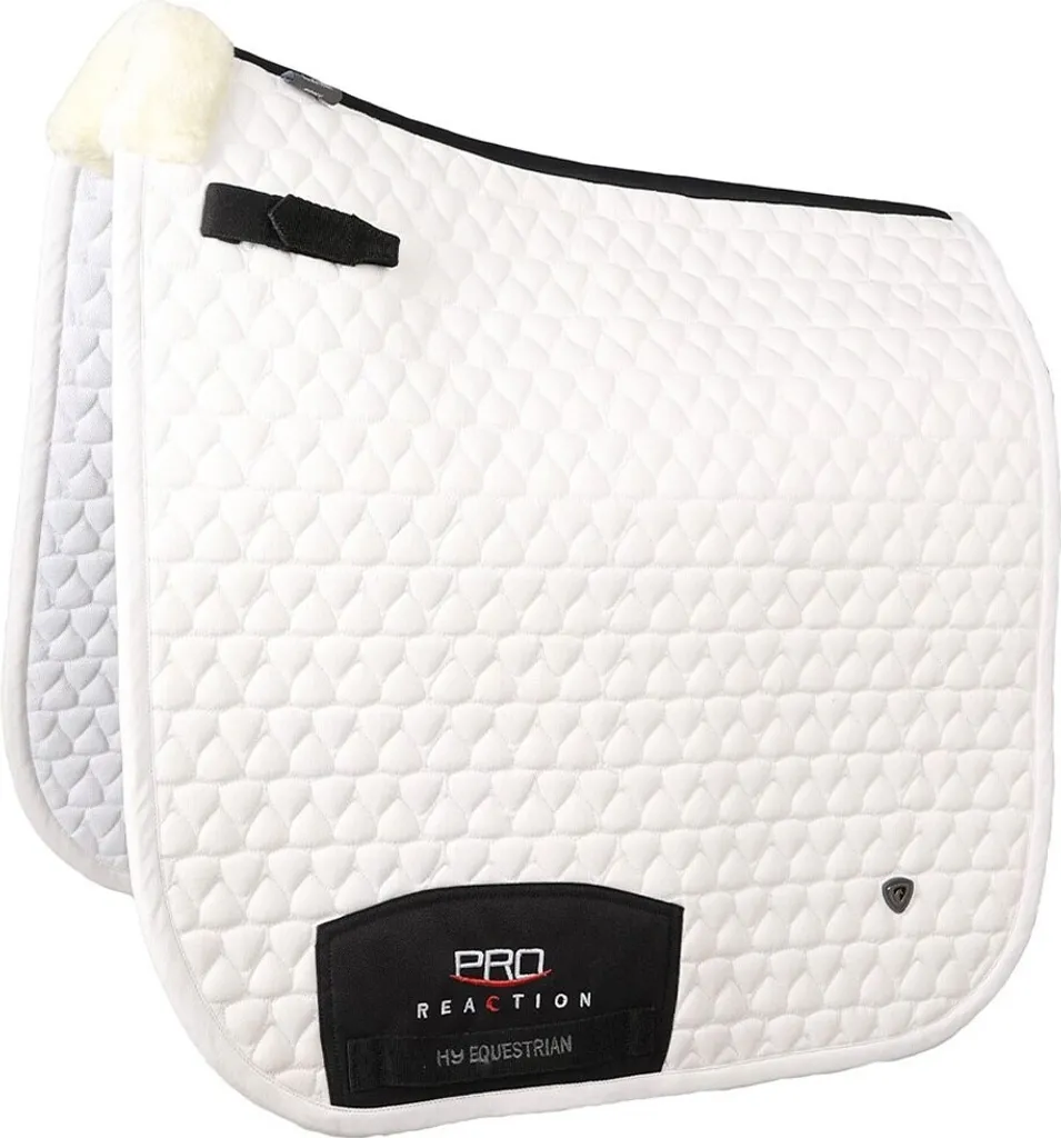 Chabraque de dressage Pro Reaction BZ5330 Hy - Blanc Poney et Cob