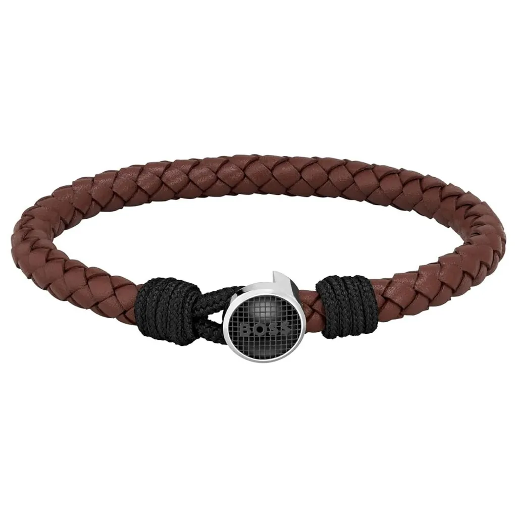 Regalo Uomo Perfetto: Bracciale Boss 1580467M Thad Classic Pelle