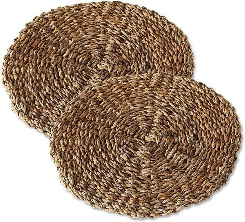 Tischset Sophy natur Seegras Ø 40 cm 2 er Set Produktbild 