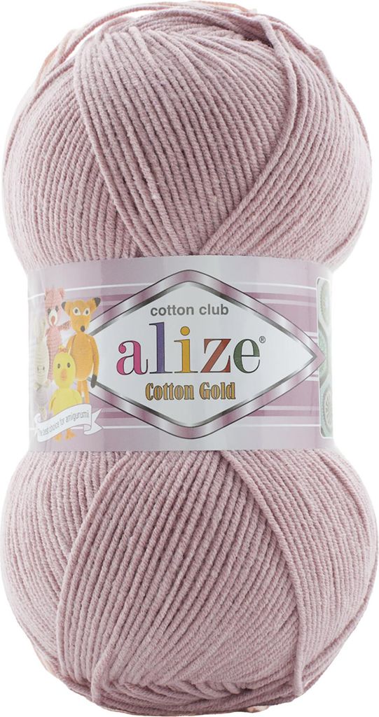 100g Strickgarn Alize Baumwolle Gold Uni Klassikgarn Häkelgarn Strick-Wolle