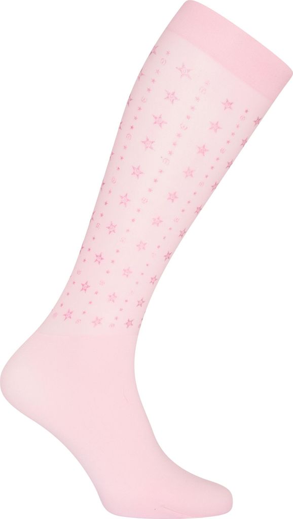 Reitsocken IRHAmbient Stars powder pink 31-34