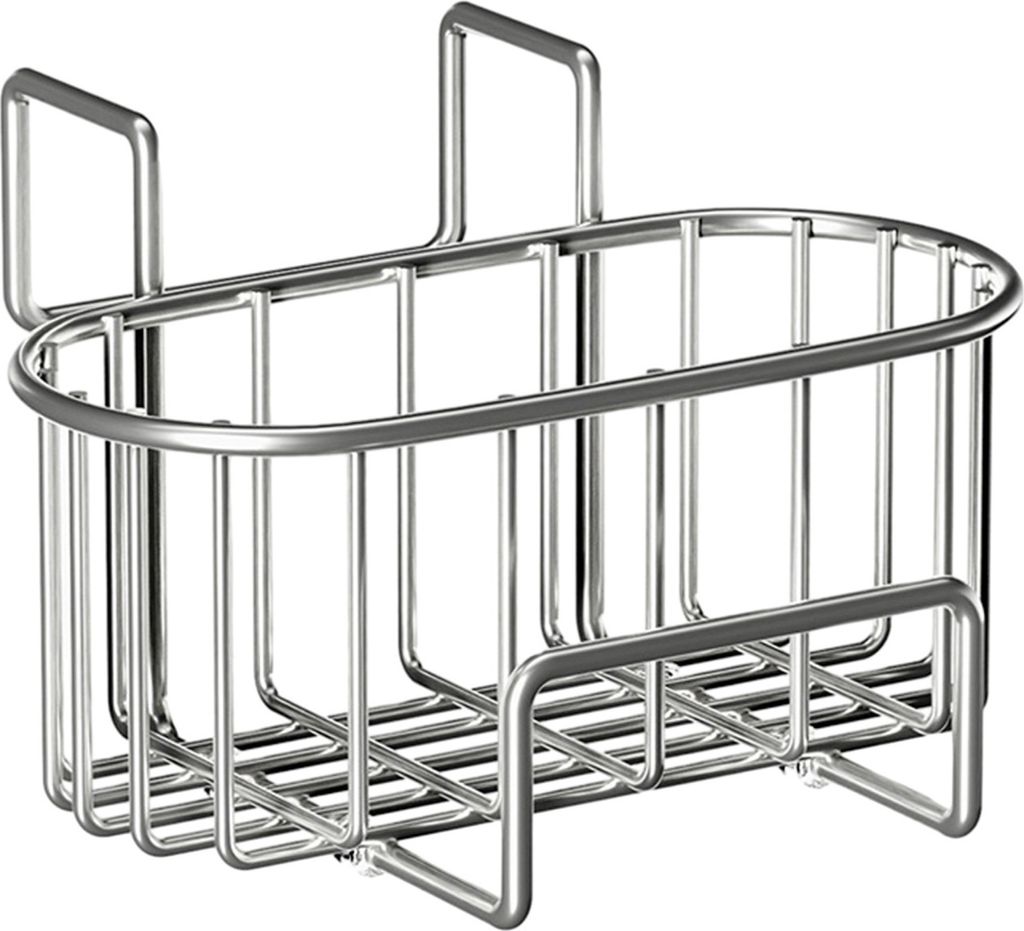 Schwammhalter für die Küchenspüle, beweglicher Caddy für die Küchenspüle, kompakte Größe, rostfrei, wasserdicht, hängender Spülbecken-Sch...