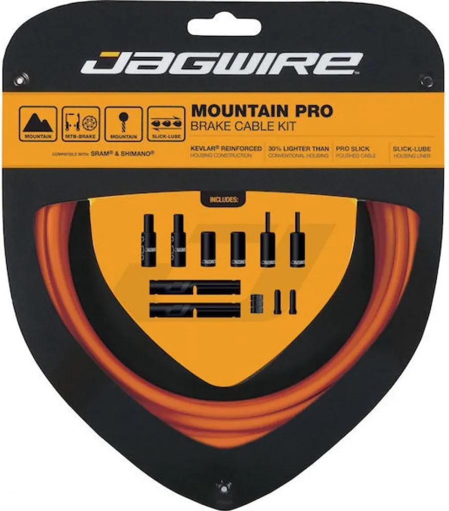 Récupérez un Freinage Précis avec les Câbles Jagwire Pro Slick Orange