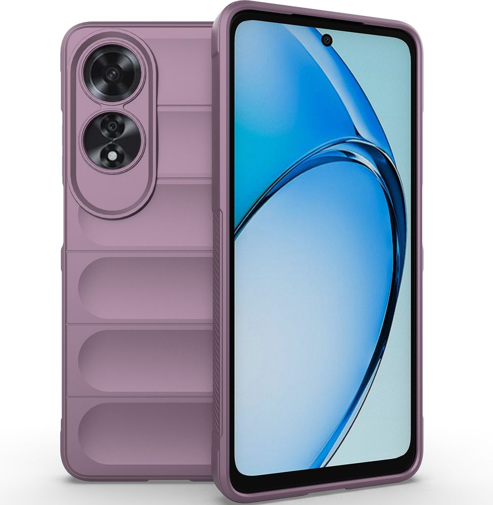 Handyhülle für Oppo A60 Weich TPU Silikon Stossfest Anti-rutsch Hülle Lila