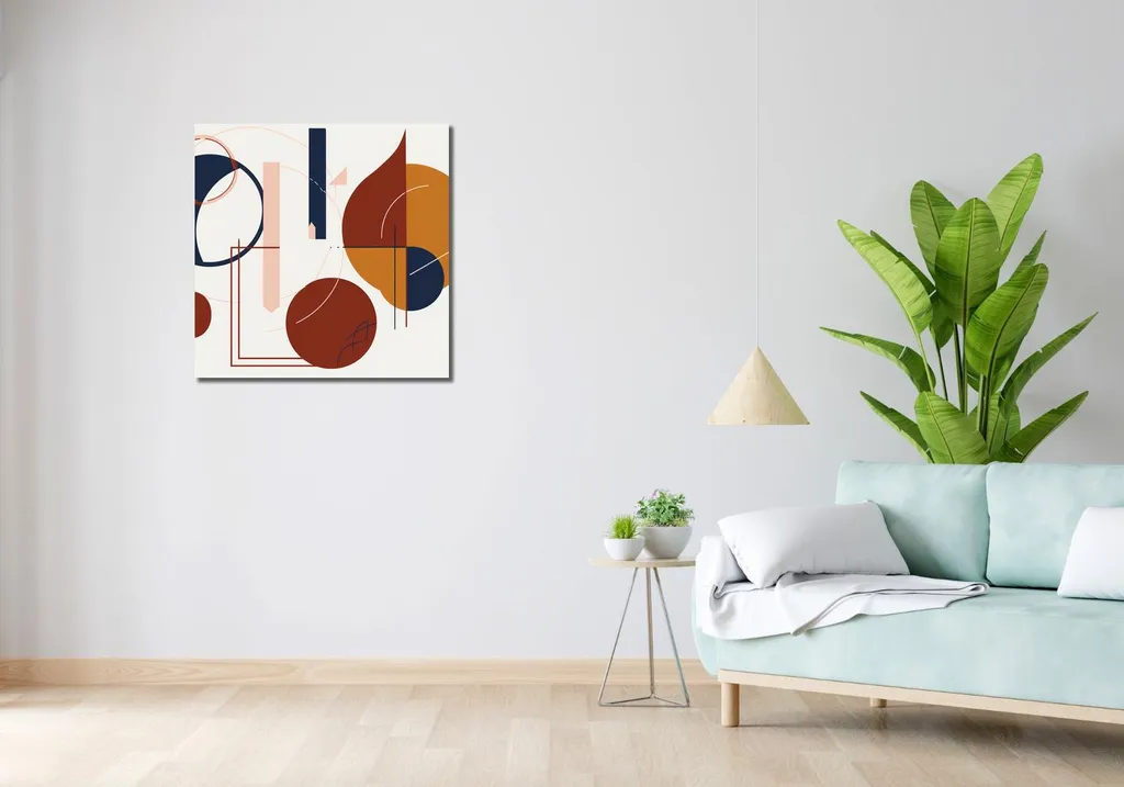 Quadro 70x70 cm Armonia Profonda - 2