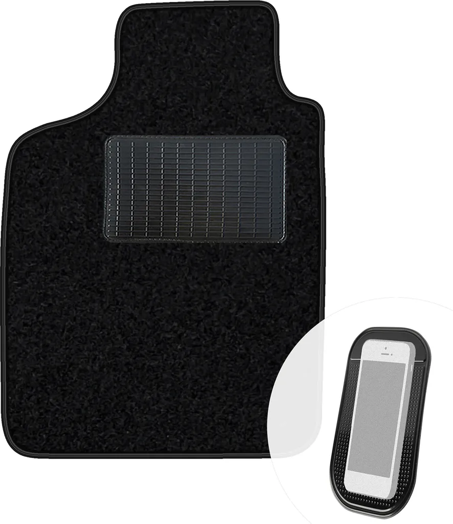 Tappetino Guida Sicura Fiat Palio Siena 96-01 | Nero Antiscivolo moto-MOLTICO