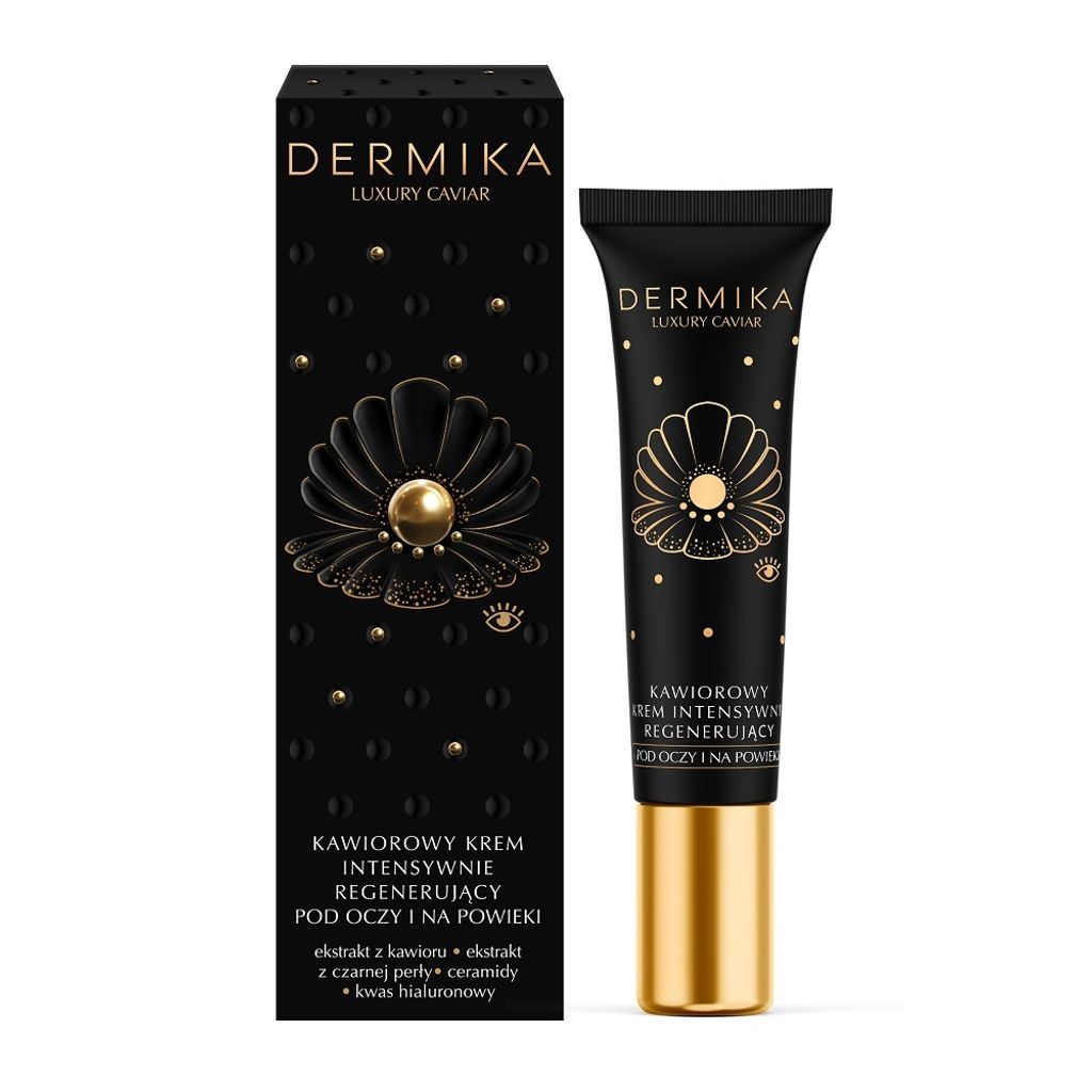 Dermika Luxury Caviar Intensiv regenerierende Augen- und Augenlidcreme 15 ml