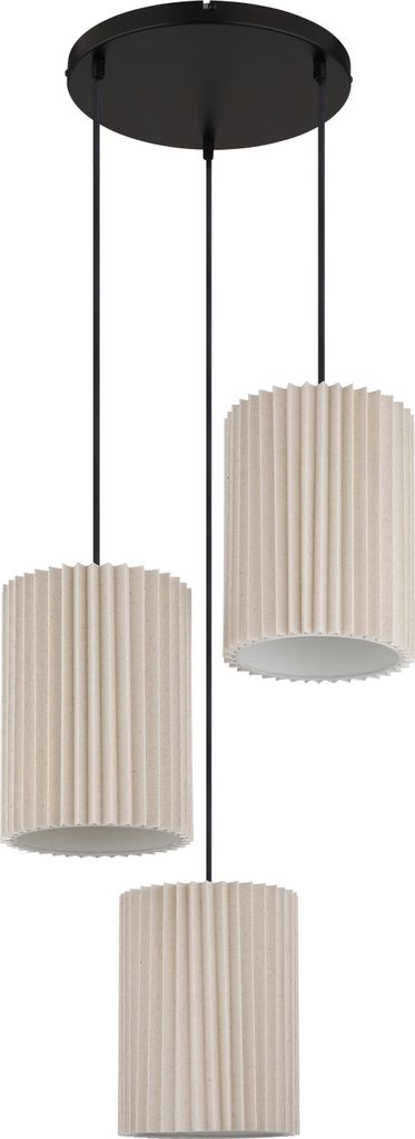 GLOBO Lighting Hängeleuchte PAGE DH 46x120 cm schwarz Hängelampe