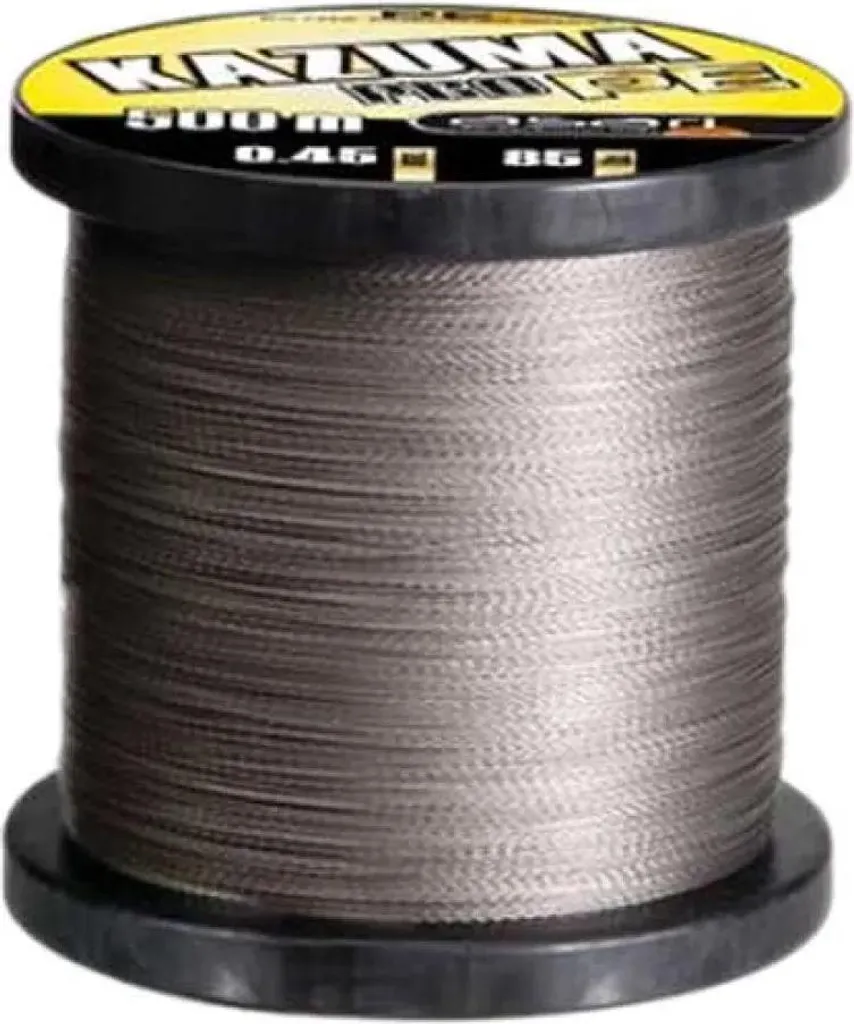 Tresse Pêche aux Leurres Asari Kazuma Pro 500m Gris 0.20mm Long Cast