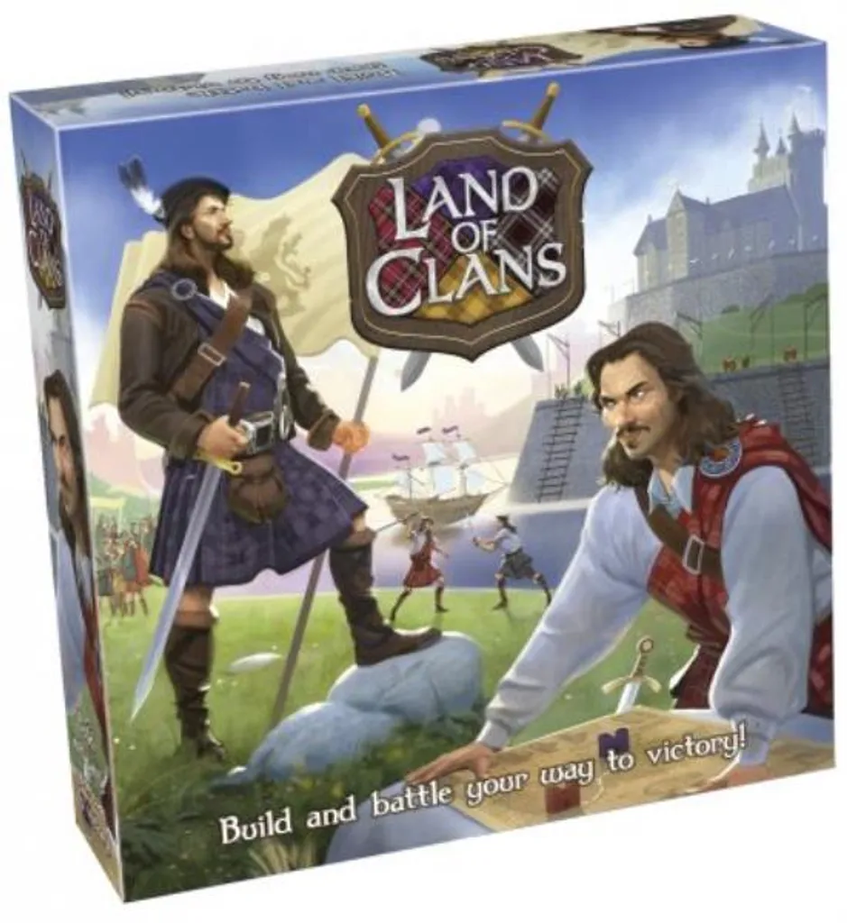 Land Of Clans 56621 Jeu de Stratégie avec Figurines et Cartes de Combat
