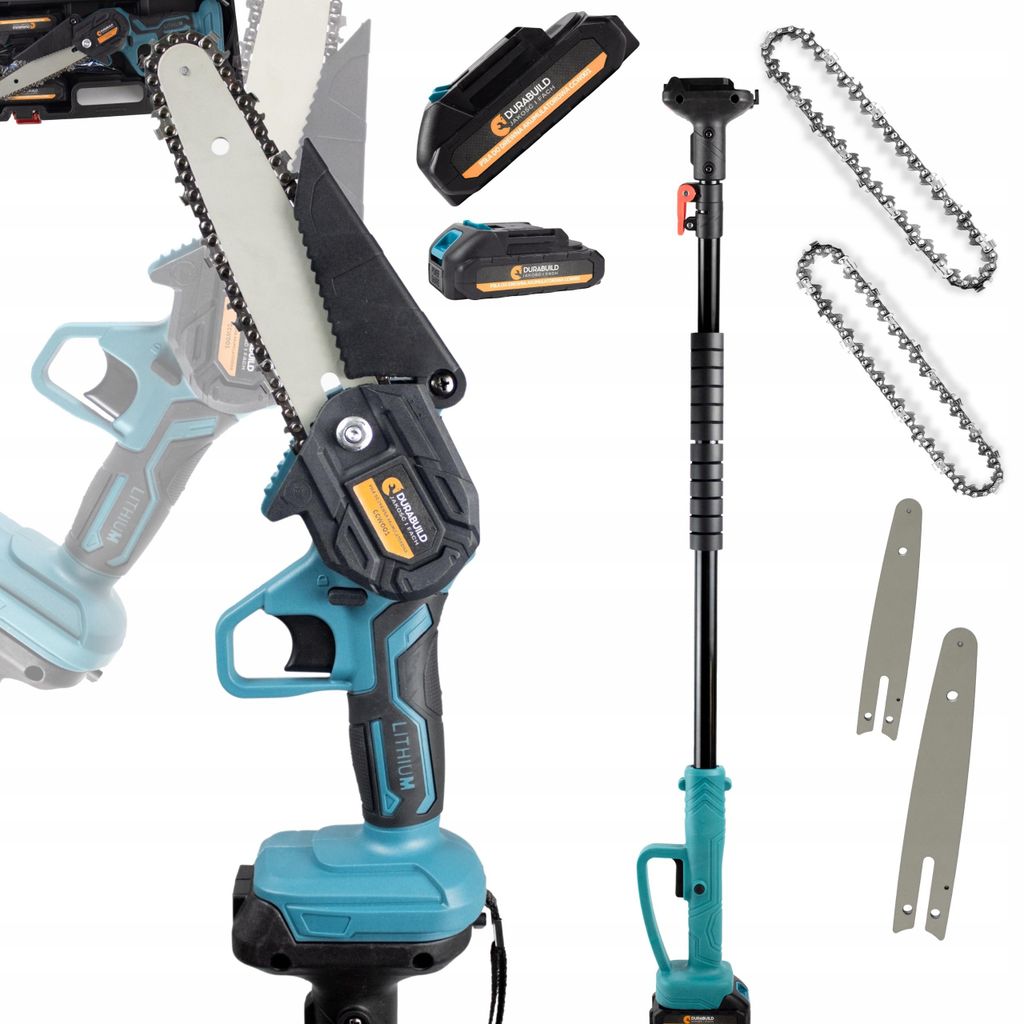 Telescopische kettingzaag 107-166 cm – accu snoeizaag 21V Productafbeelding 