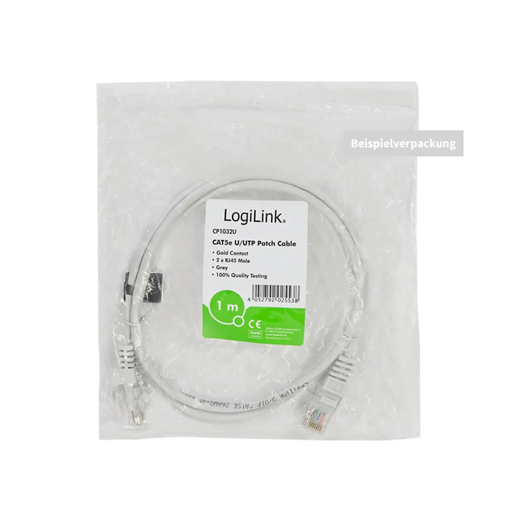 Cavo Patch LogiLink 20m CAT 5e Grigio | Ideale per Ufficio e Casa - 4