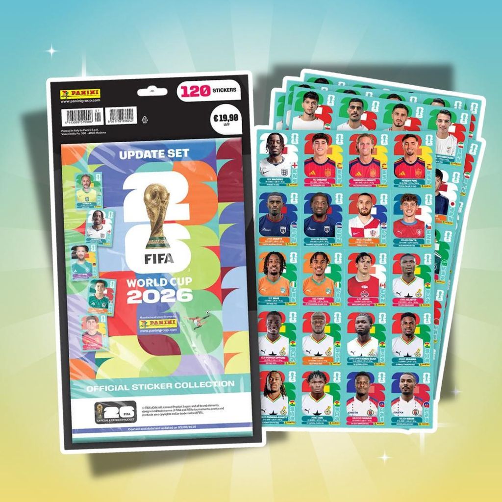 Panini FIFA World Cup 2026 Sticker Update Set – 120 Sticker Produktbild 