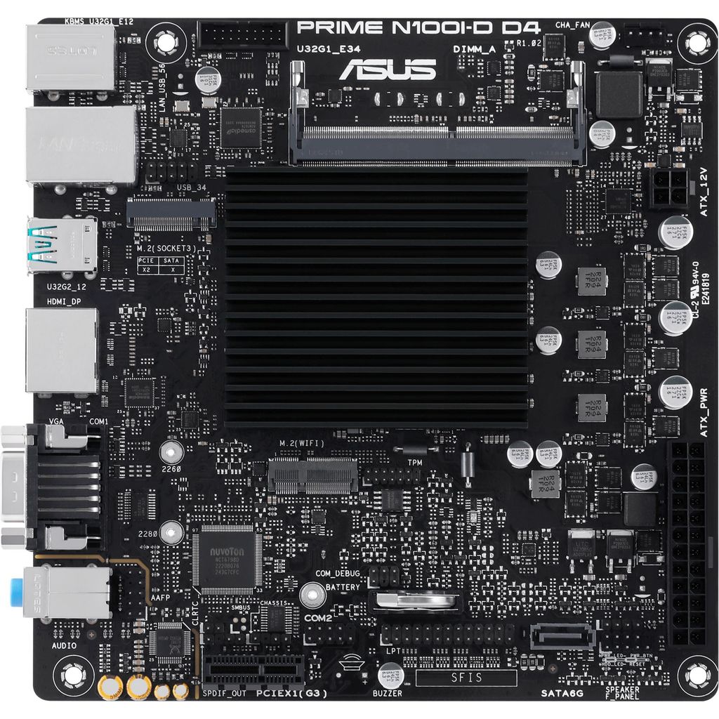 Asus 90Mb1F70-M0Eayc Prime N100I-D D4-Csm//N100,Usb3.2 Gen Produktbild 