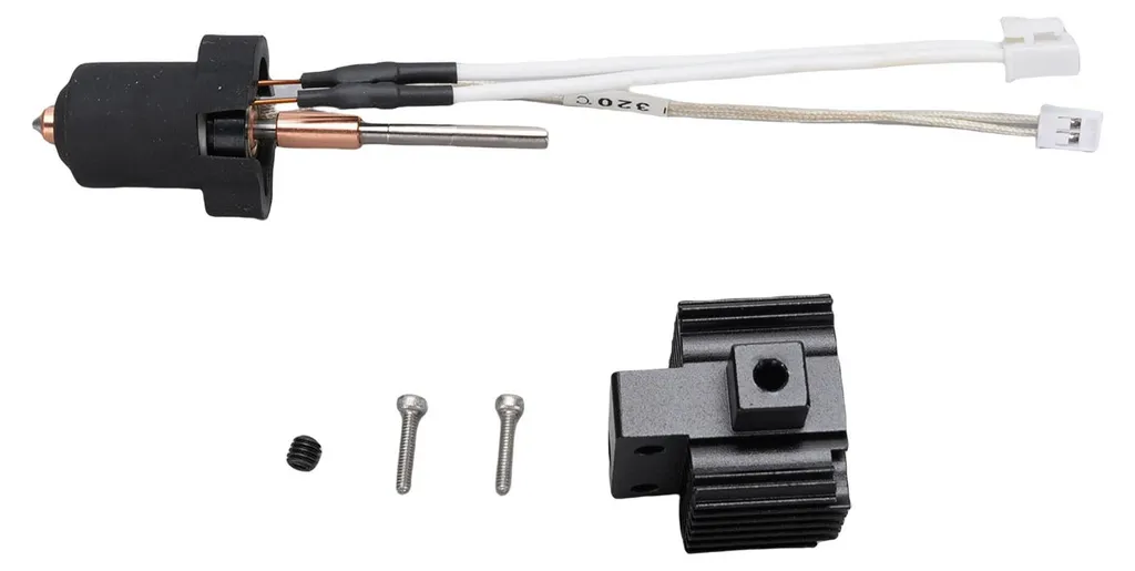 Buse Imprimante 3D 0,4mm pour Ender 3 V3 Plus avec Bloc de Chauffe