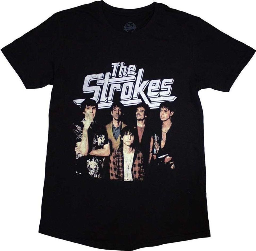 The Strokes Band Photo Black M T-Shirt