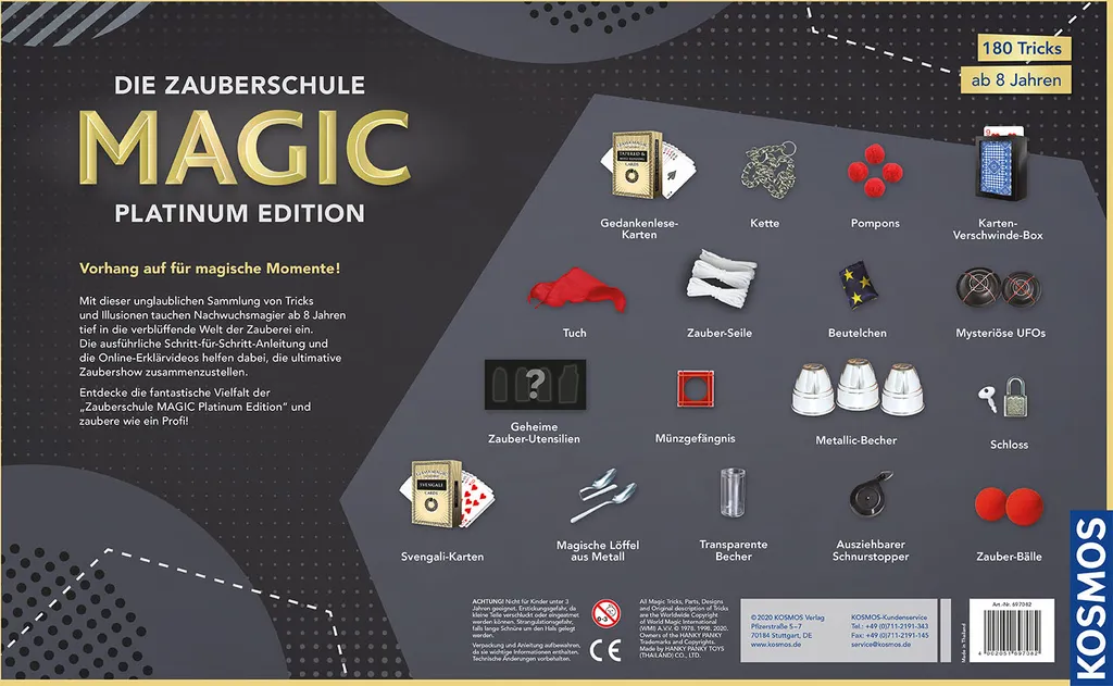 École de magie Magic Platinum Edition : le coffret de magicien complet - 5