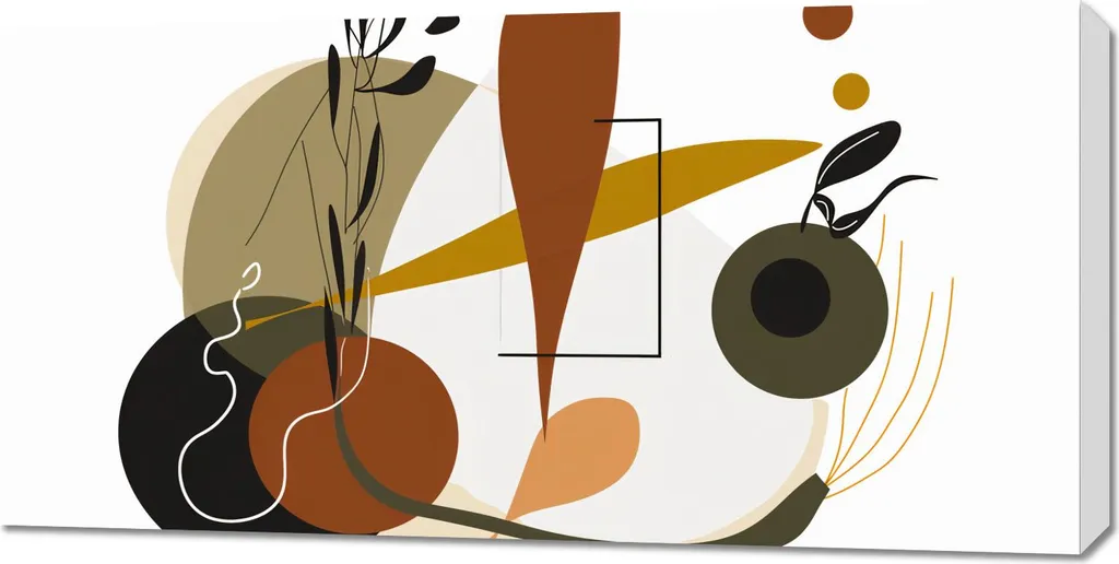 Arredo Parete Moderno: Quadro Espressione nell'impressione 100x50