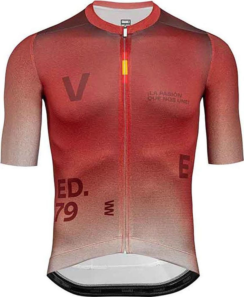 Suarez Lider Vuelta España 2024 Kurzarm-radtrikot Orange XL Herren Orange XL