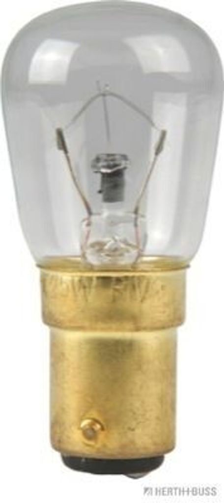 1x HERTH+BUSS ELPARTS 89901009 Sockelglühlampe Arbeitsscheinwerfer Glühlampe 25W 24V BA15d