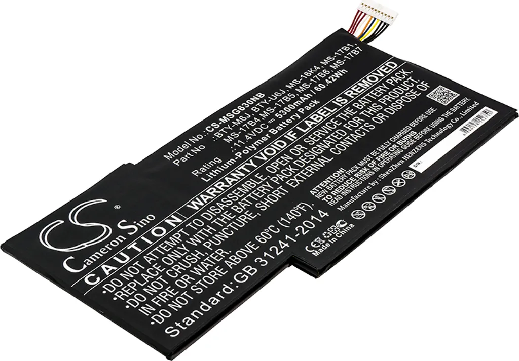 Batteria TECHTEK Premium per MSI Serie 0016K2 | Affidabilità 11.4V