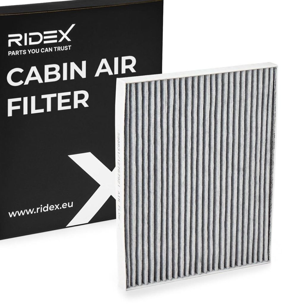 RIDEX 424I0406 Aktivkohle Innenraumfilter Pollenfilter für Produktbild 