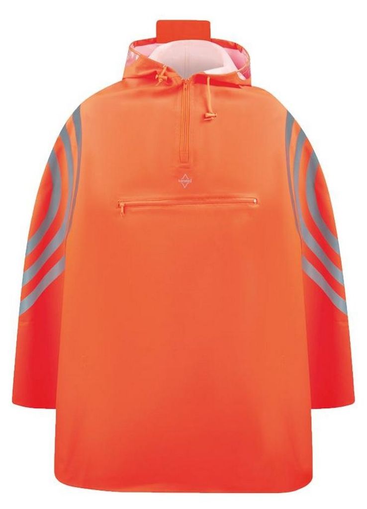 Korntex - "Super Premium Rotterdam" Regenponcho für Herren/Damen Uni LT5680 (L) (Orange)