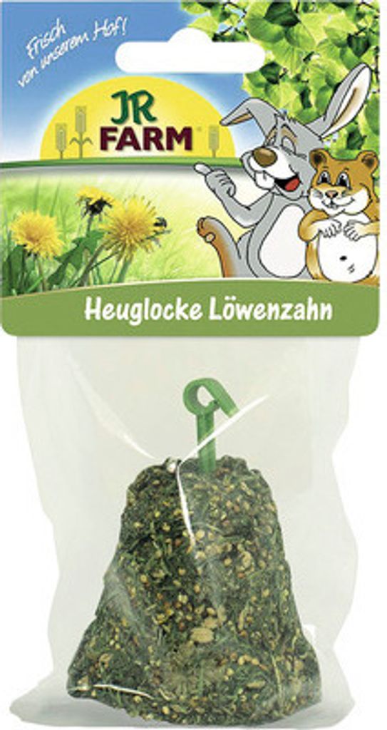 JR Farm Heuglocke Löwenzahn, Heu, 125 g, Zwergkaninchen, 13,4%, 3,2%, 8,9%