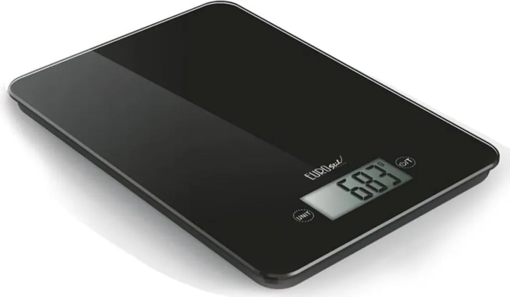 Balance Digitale Noire à Écran LCD et Plateau Rectangulaire Compact - 2