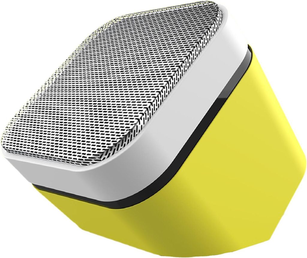 Pantone PT-BS003F Tragbarer Bluetooth-Lautsprecher Mono 3W Gelb Kabellos