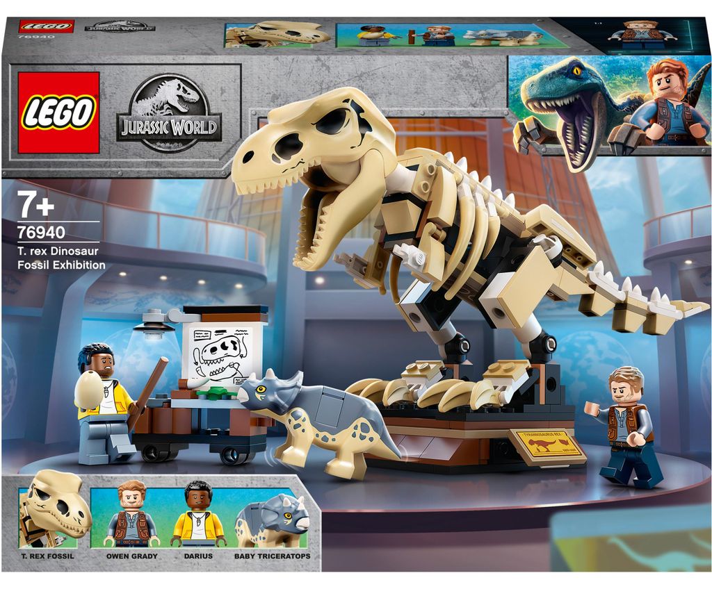 LEGO Jurassic World L'Exposition du Fossile de Dinosaure T. Image du produit 