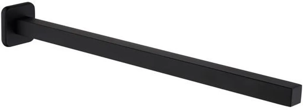 Porte-serviettes noir mat inox 40 cm : stop à la rouille en salle de bain