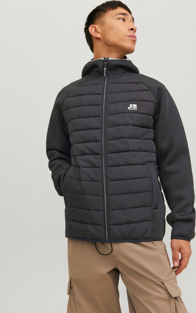 JACK&JONES CORE JCOLOGAN HYBRID JACKET Black M