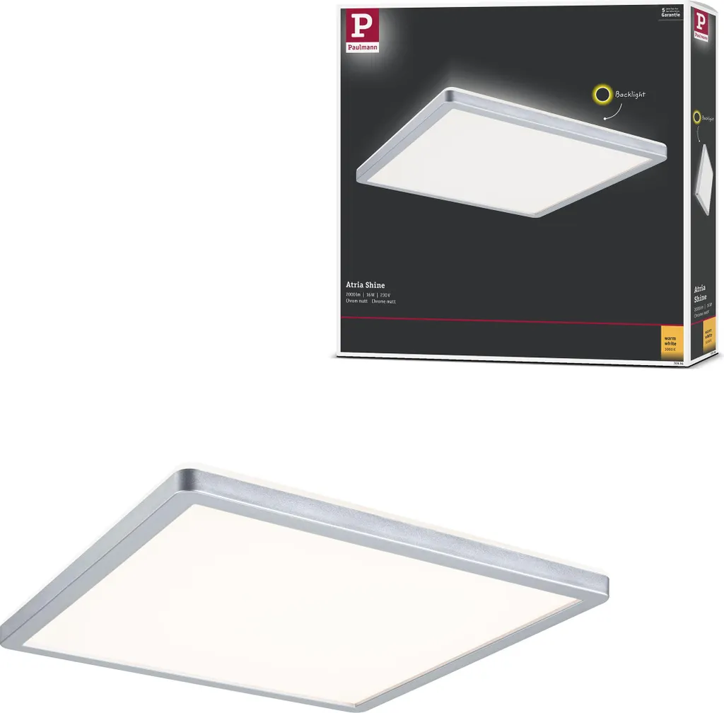 Pannello LED Paulmann Atria Shine: Illuminazione Moderna per Casa